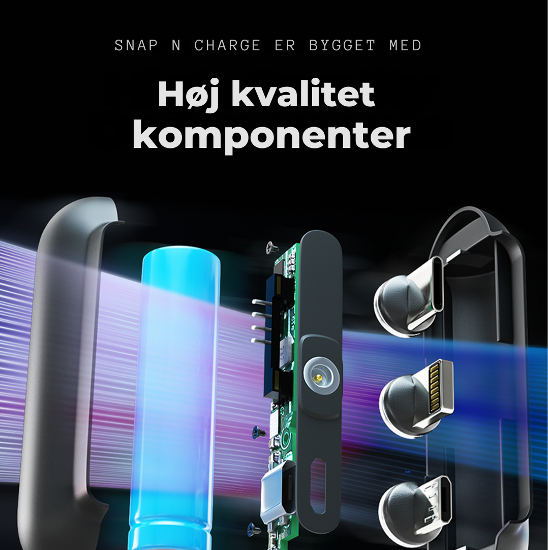 Snap-N-Charge™ | Universal magnetisk powerbank